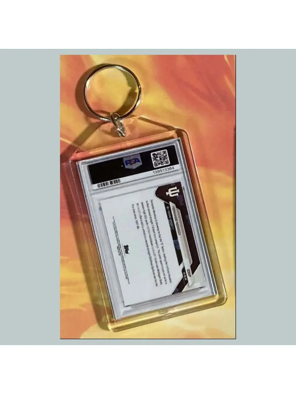 3727 Fernando Mendoza 2025 Bowman U Custom Hand Made Keychain